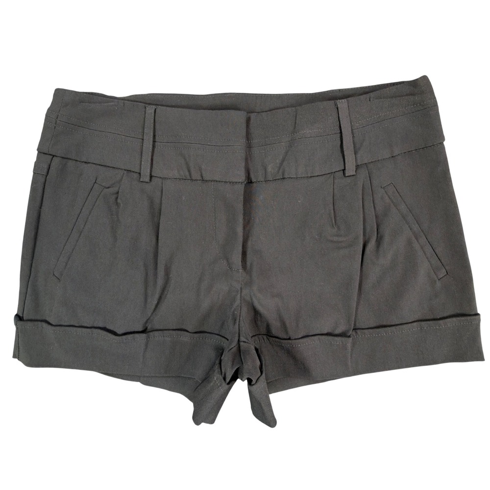 My Michelle Dress Shorts NWT Womens 9 Black Cuffed Trouser Stretch